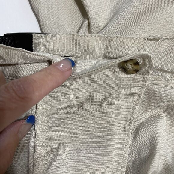 The North Face Women’s Tekware Guide Pants Size XL Khaki Belt Pockets Hiking NEW - Picture 8 of 12